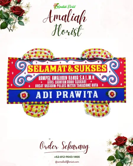 Papan Bunga Ucapan Selamat Sukoreno