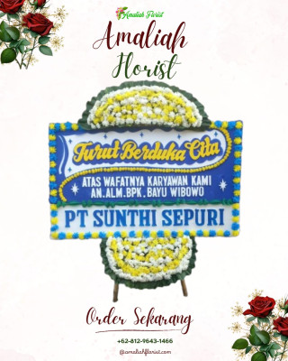 Papan Bunga Duka di Sukoreno