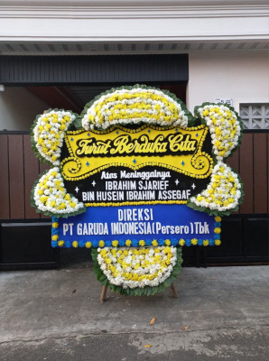 Papan Bunga Duka di Sukoreno