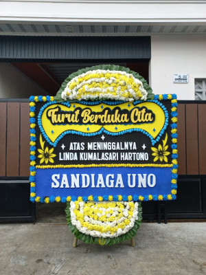 Papan Bunga Duka di Sukoreno